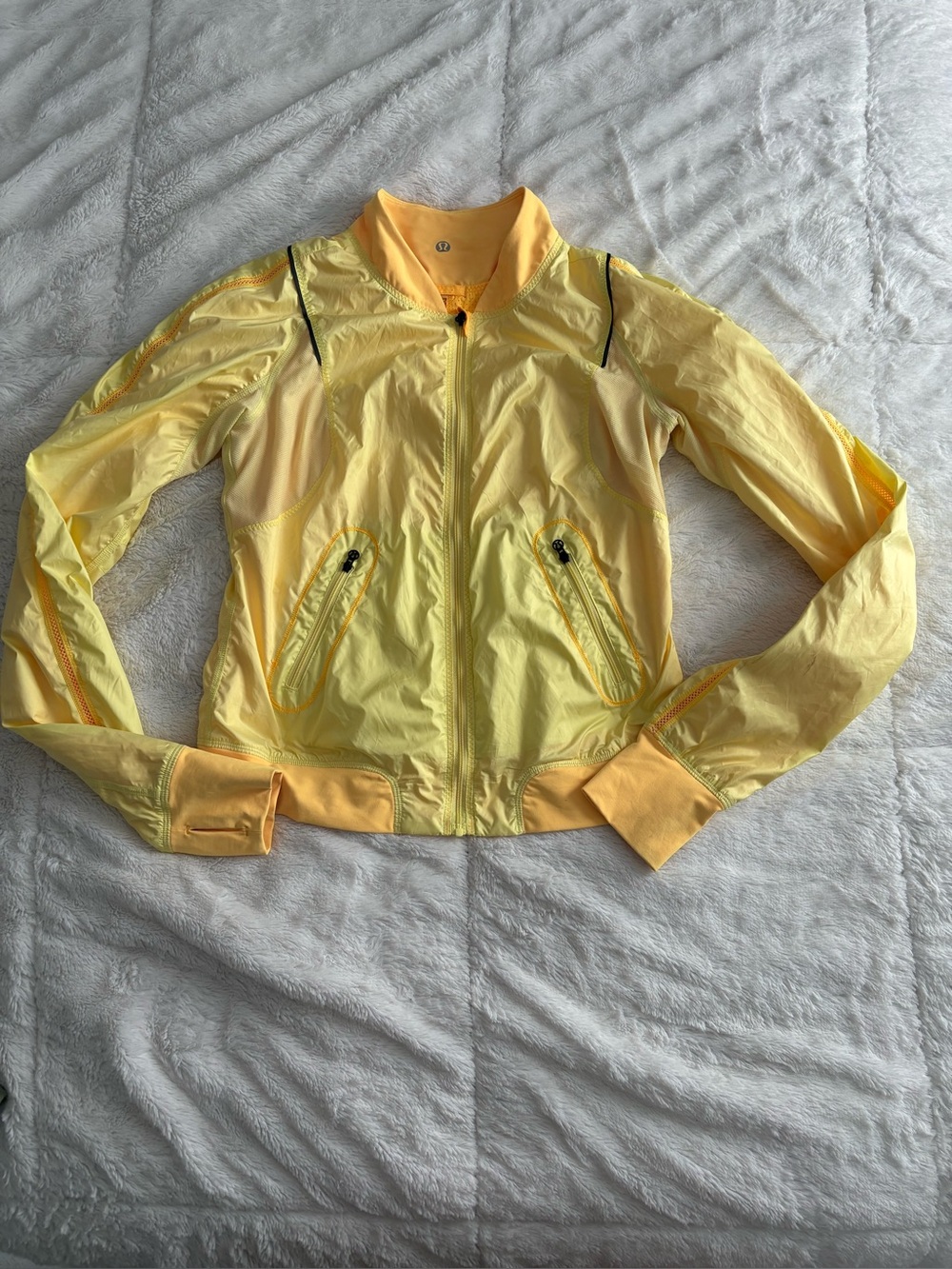 lululemon athletica Yellow Lightweight Bomber Jacket